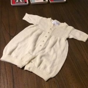 Vintage DESIGNER Sophie Dess Creations Paris Knit Romper